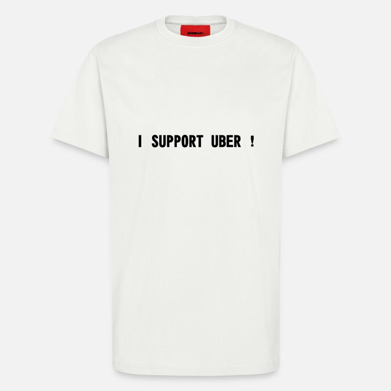 I support over - T-Shirt - made by SPREAD - OFF WHITE