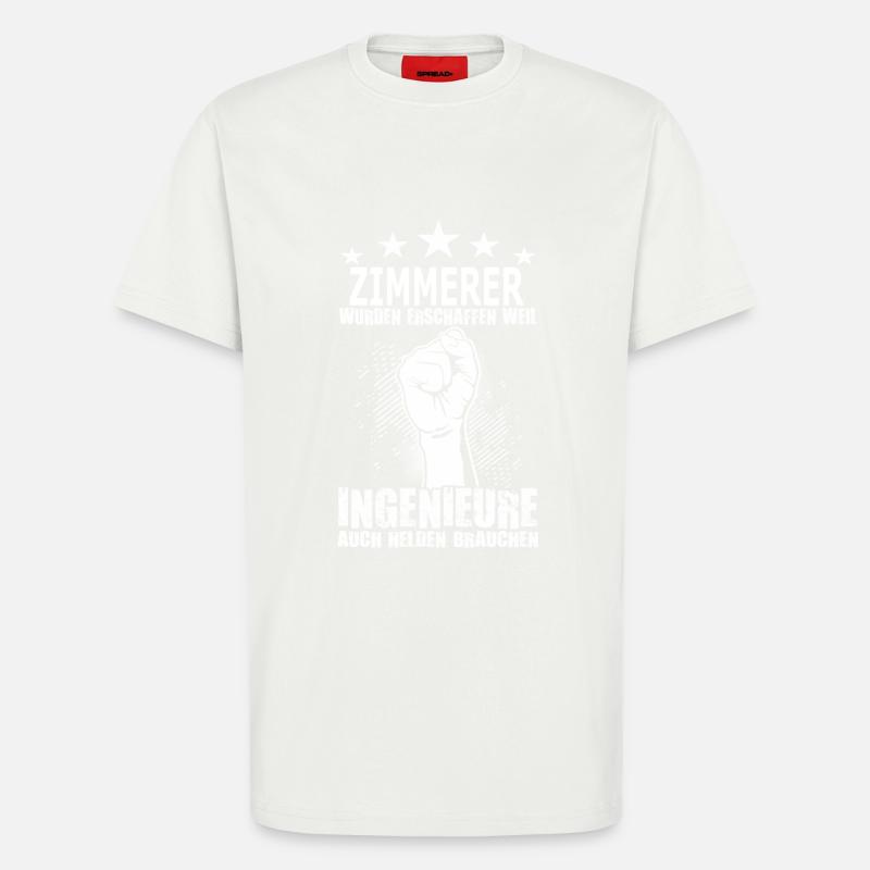zimmerer - T-Shirt - made by SPREAD - OFF WHITE