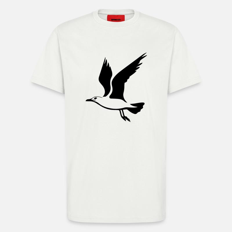 Möwe - T-Shirt - made by SPREAD - OFF WHITE