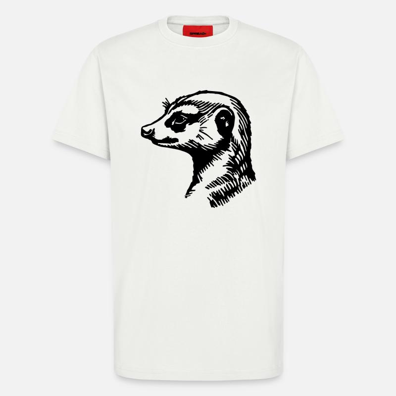 Erdmännchen - T-Shirt - made by SPREAD - OFF WHITE