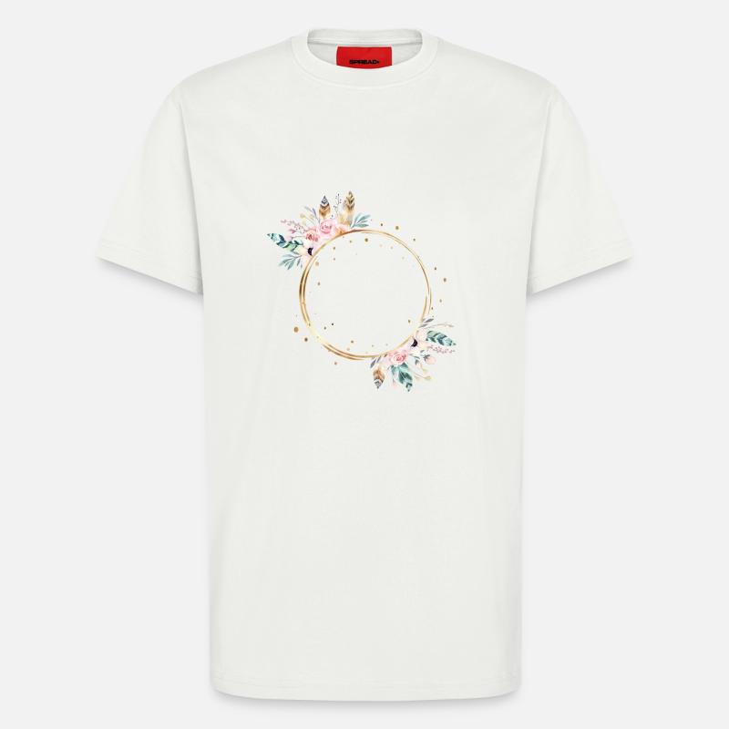 boho - T-Shirt - made by SPREAD - OFF WHITE