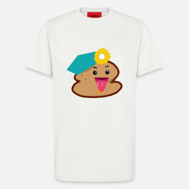 Kaka Sonnenblume Blume - T-Shirt - made by SPREAD - OFF WHITE