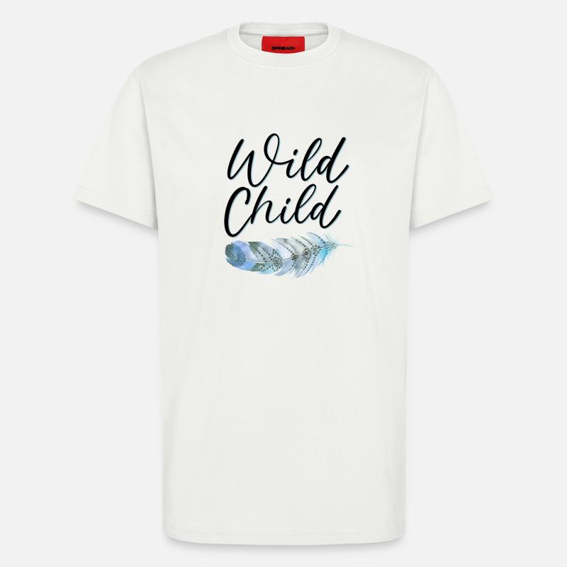 Wild Child - T-Shirt - made by SPREAD - OFF WHITE