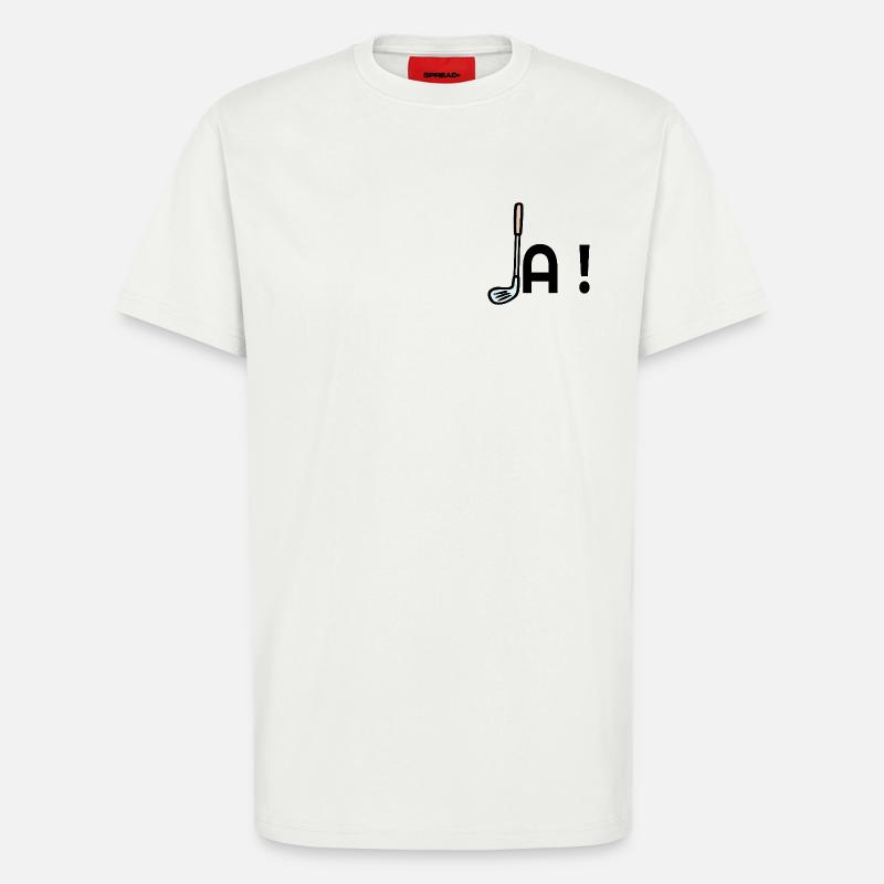 Golf Commitment Yes - T-Shirt - made by SPREAD - OFF WHITE