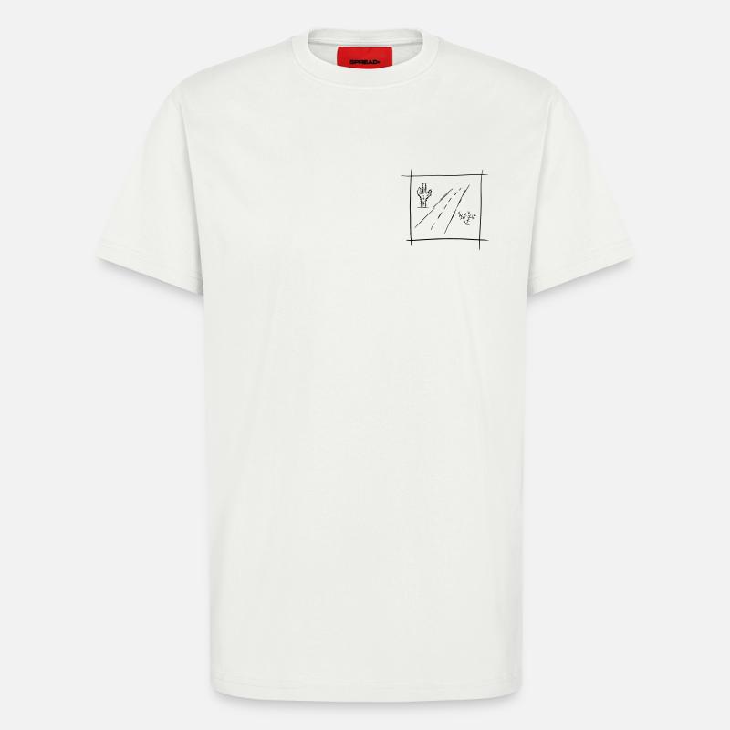 Highway - T-Shirt - made by SPREAD - OFF WHITE
