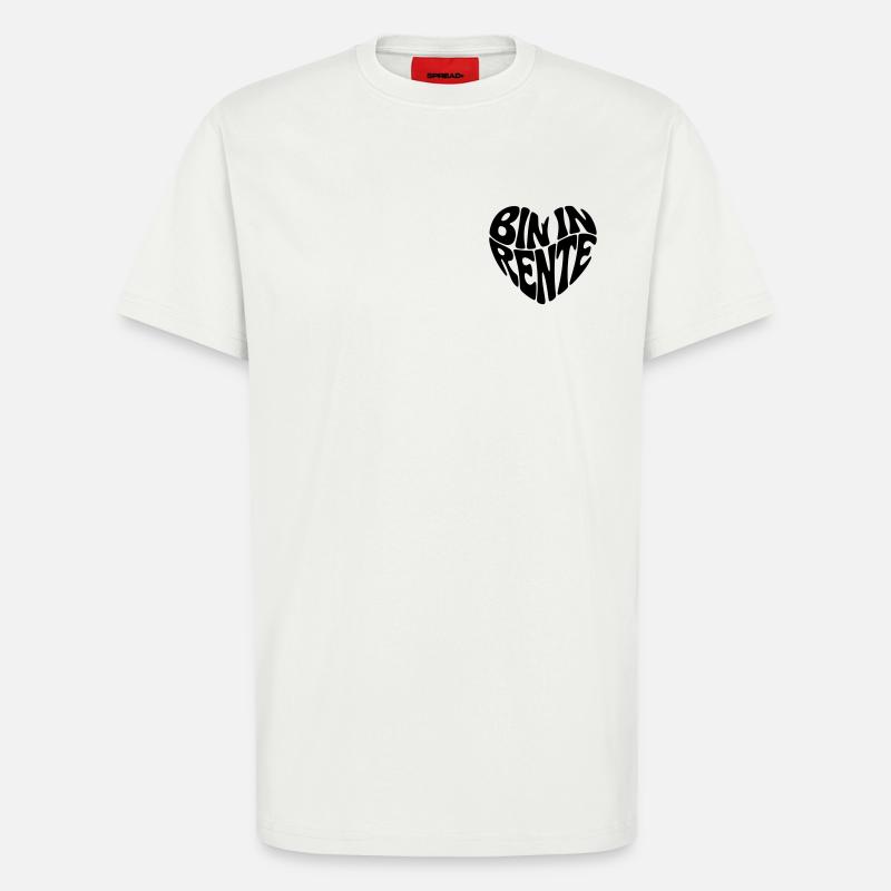 Bin in Rente - T-Shirt - made by SPREAD - OFF WHITE