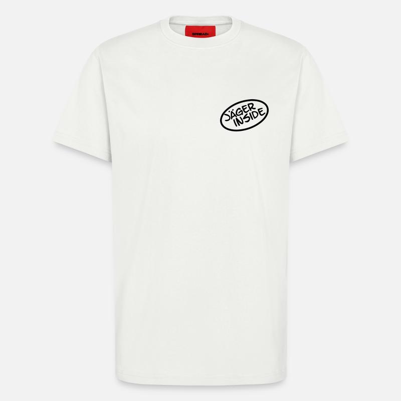 Jäger Inside - T-Shirt - made by SPREAD - OFF WHITE