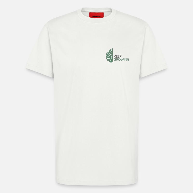 Monstera - Keep Growing - T-Shirt - made by SPREAD - OFF WHITE