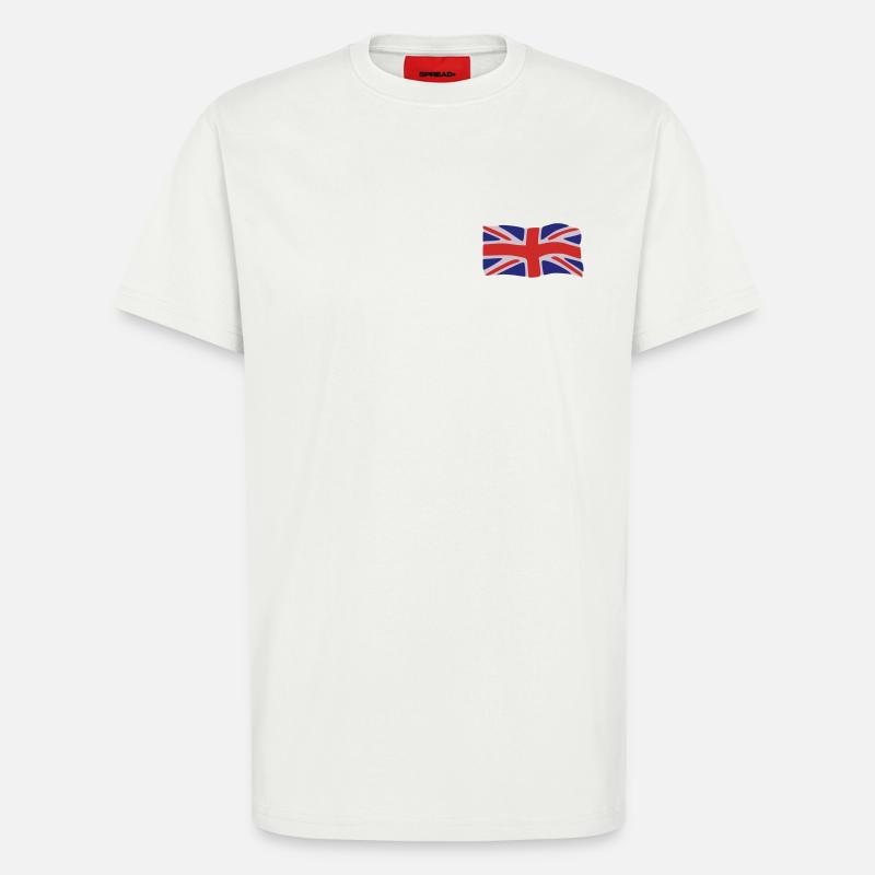 Flagge Großbritannien - T-Shirt - made by SPREAD - OFF WHITE