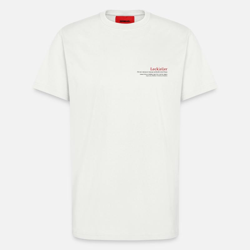 Leck Eier - T-Shirt - made by SPREAD - OFF WHITE