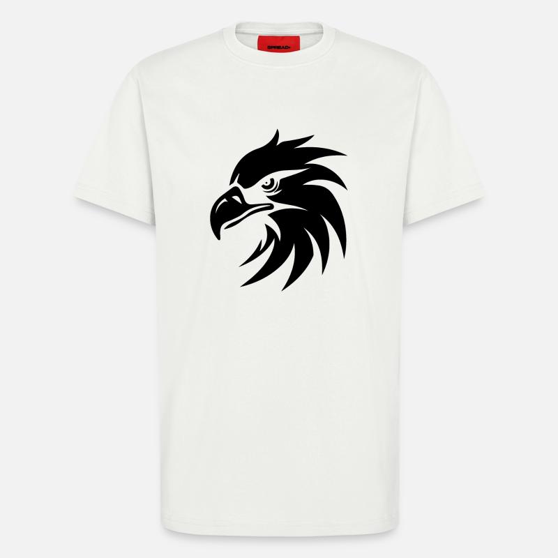Eagle Eagle Head - T-Shirt - made by SPREAD - OFF WHITE