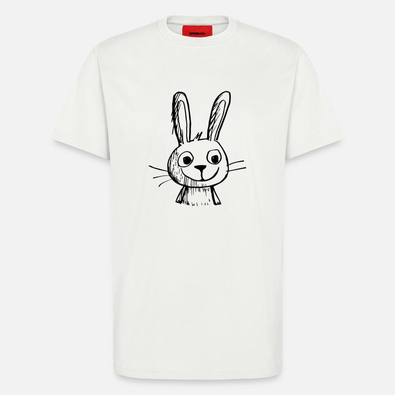 Rabbit Rabbit - T-Shirt - made by SPREAD - OFF WHITE