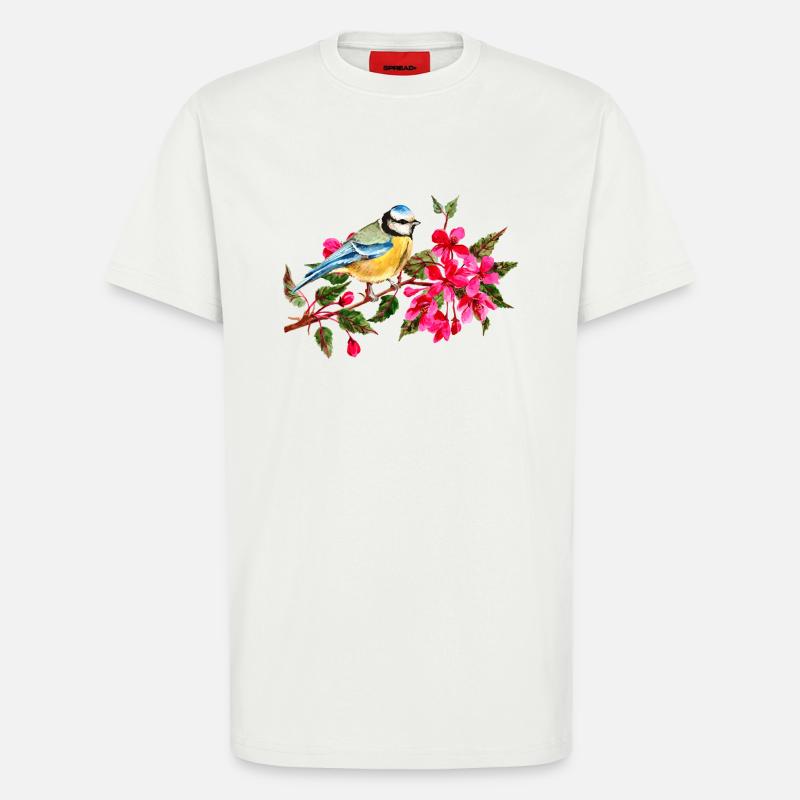 Vogel - T-Shirt - made by SPREAD - OFF WHITE