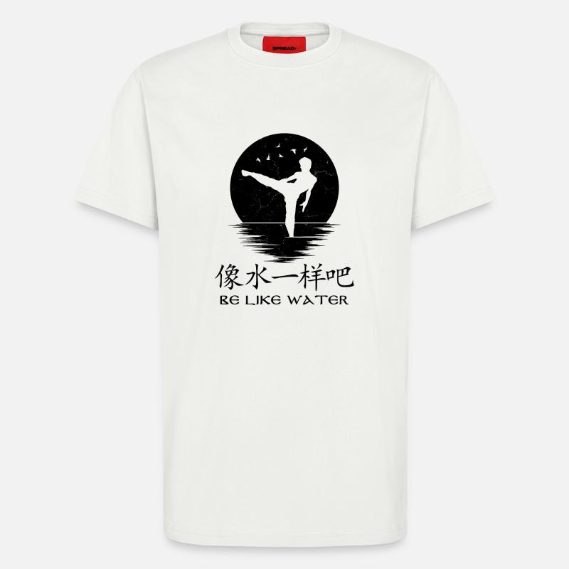 Sei wie Wasser - T-Shirt - made by SPREAD - OFF WHITE