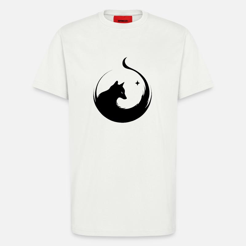 Wolfgeist Silhouette - T-Shirt - made by SPREAD - OFF WHITE