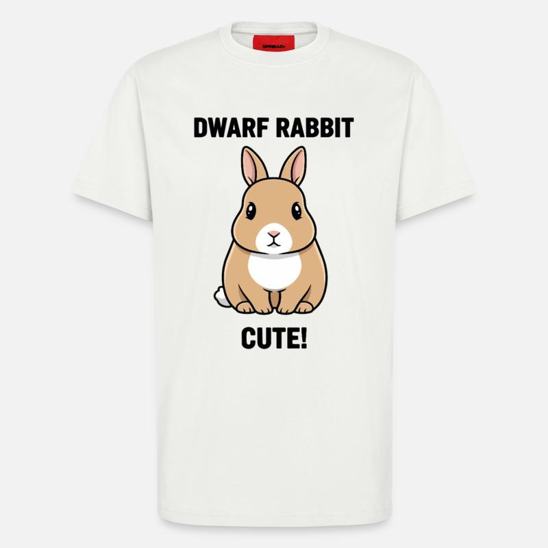 Dwarf Rabbit Dwarf Cute Rabbit Fetish - T-Shirt - made by SPREAD - OFF WHITE