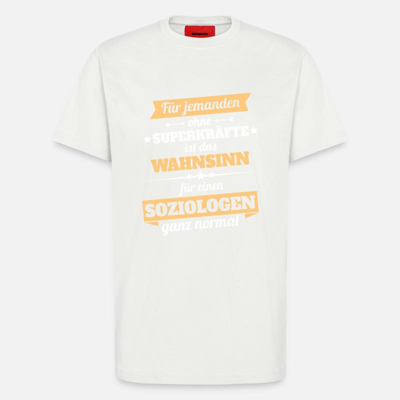 Soziologe Held - T-Shirt - made by SPREAD - OFF WHITE