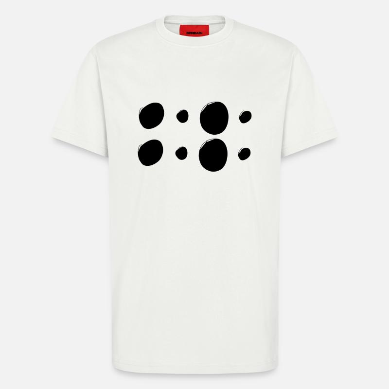 Patterns Circles Circle Shapes - T-Shirt - made by SPREAD - OFF WHITE
