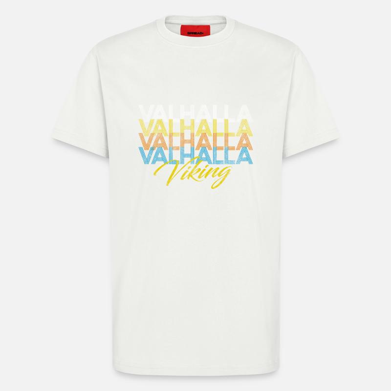 Valhalla Walhalla Viking Wikinger - T-Shirt - made by SPREAD - OFF WHITE