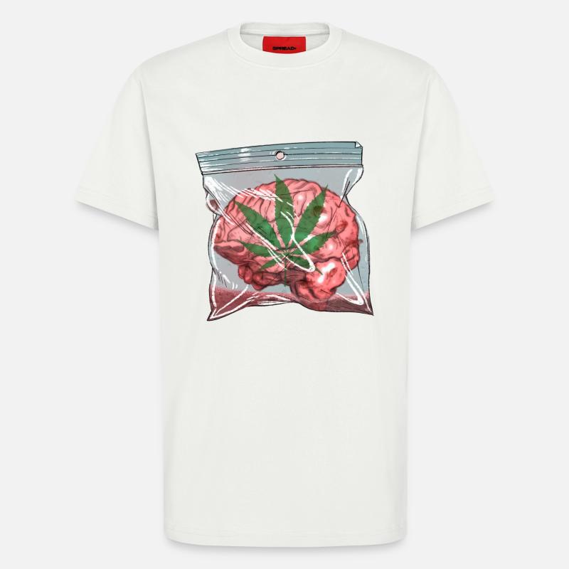 Gehirn - T-Shirt - made by SPREAD - OFF WHITE