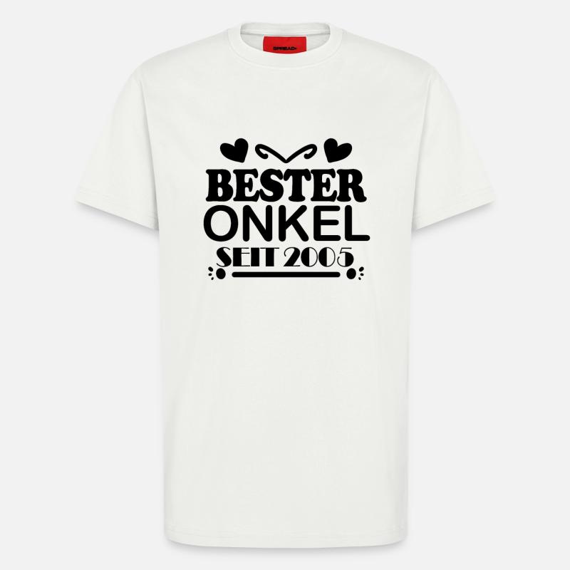 Bester Onkel seit 2005 - T-Shirt - made by SPREAD - OFF WHITE