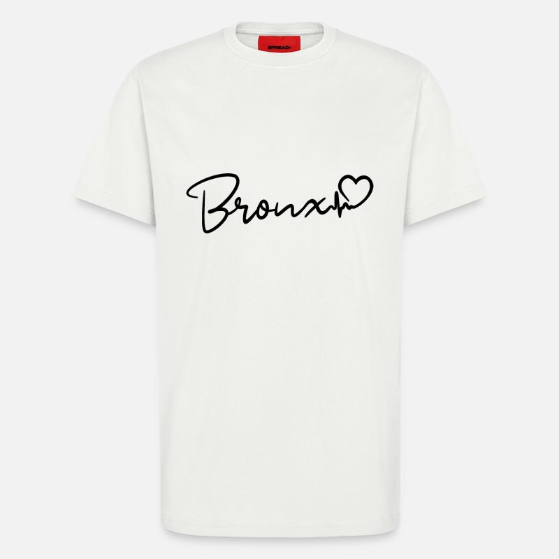 Bronx Herzschlag NYC - T-Shirt - made by SPREAD - OFF WHITE