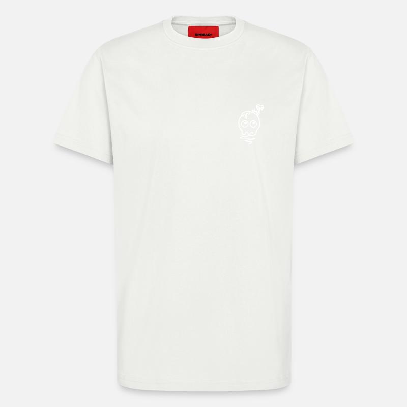 Île du crâne (blanc) - T-shirt bio décontracté fabriqué en UE - undefined