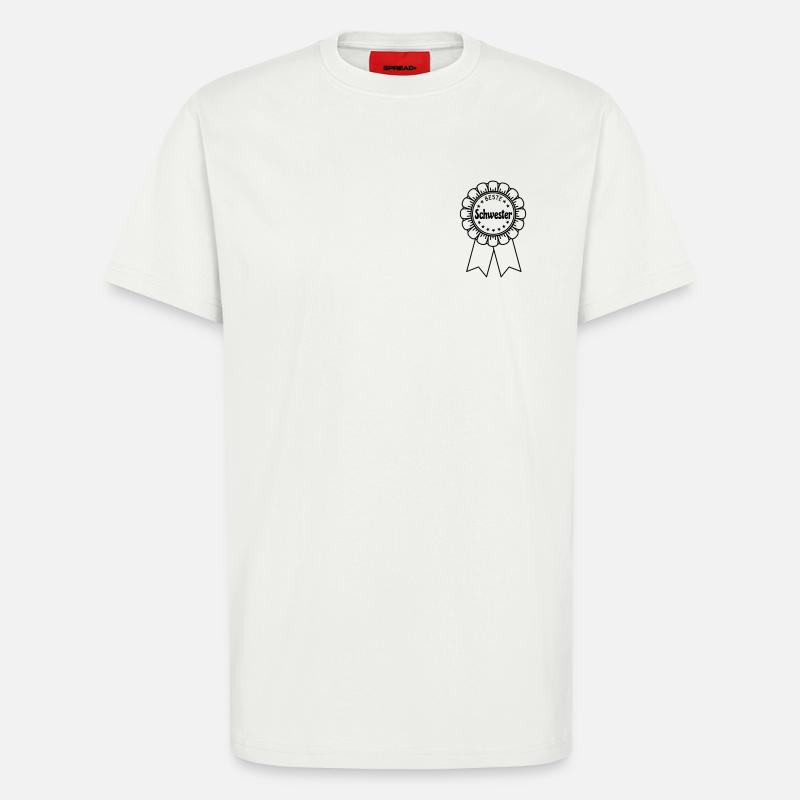 Beste Schwester - T-Shirt - made by SPREAD - OFF WHITE