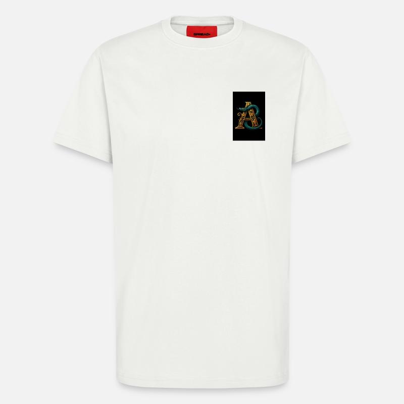 A - Magisches Ornament mit Basilisk - T-Shirt - made by SPREAD - OFF WHITE