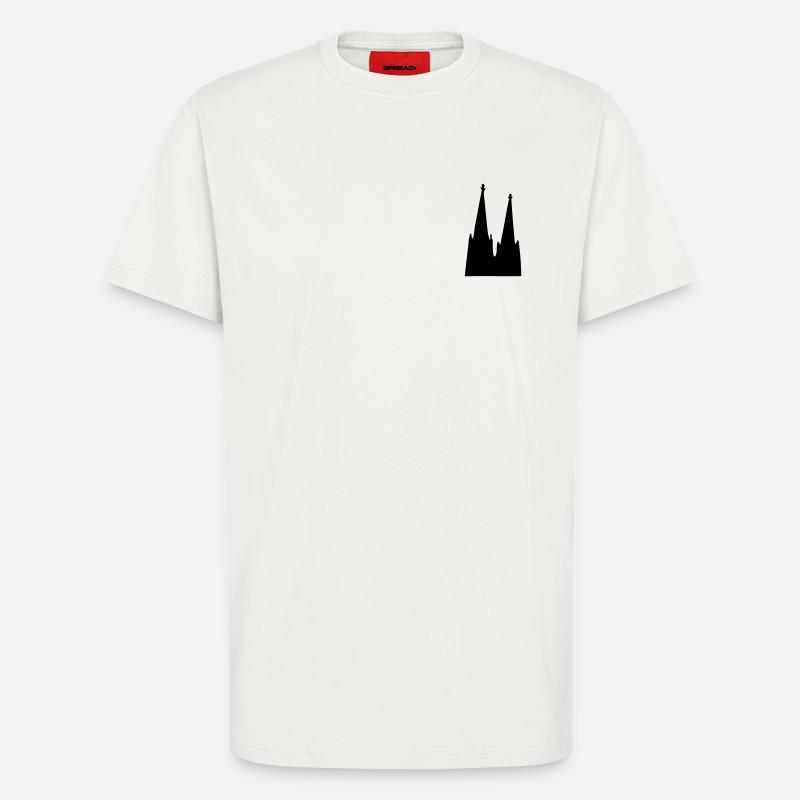 Der Kölner Dom zu Köln - T-Shirt - made by SPREAD - OFF WHITE