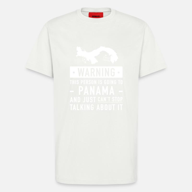 Original Panama Urlaub Geschenk - T-Shirt - made by SPREAD - OFF WHITE