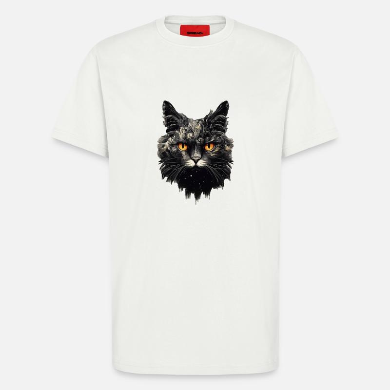 Cat - T-Shirt - made by SPREAD - OFF WHITE