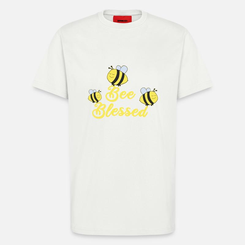Bee Blessed Kinder Kirche - T-Shirt - made by SPREAD - OFF WHITE
