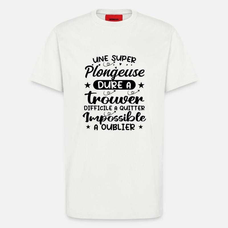 Ein Super Diver - Diver Geschenk - T-Shirt - made by SPREAD - OFF WHITE