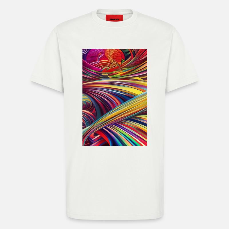 Abstrakte Kunst - T-Shirt - made by SPREAD - OFF WHITE