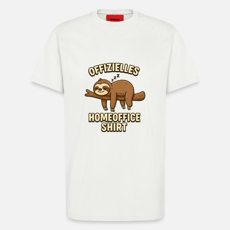 Sloth Home Office Office - T-Shirt - made by SPREAD - undefined