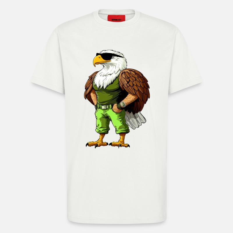 Cool Eagle - T-Shirt - made by SPREAD - OFF WHITE