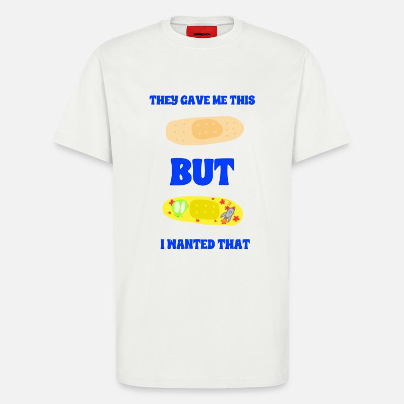 Klassisches Dressing oder Space Dressing - T-Shirt - made by SPREAD - OFF WHITE