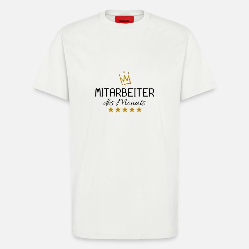 Mitarbeiter des Monats - T-Shirt - made by SPREAD - OFF WHITE