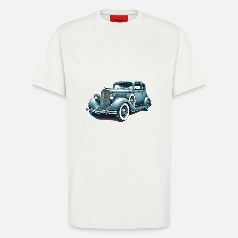 Oldtimer Oldtimer Illustration - T-Shirt - made by SPREAD - OFF WHITE
