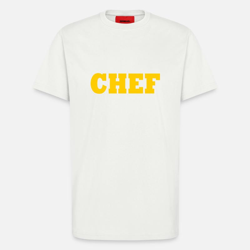Chef - T-Shirt - made by SPREAD - OFF WHITE