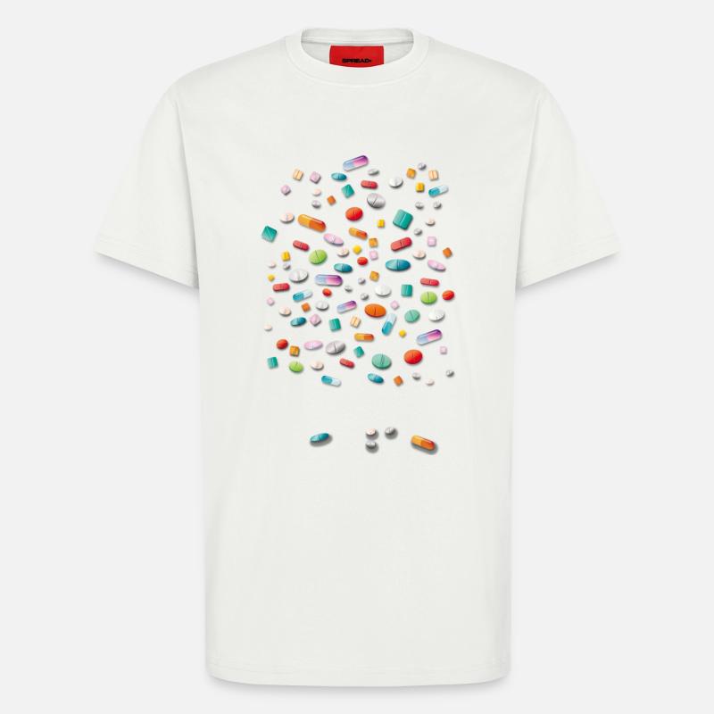 Pillen - T-Shirt - made by SPREAD - OFF WHITE