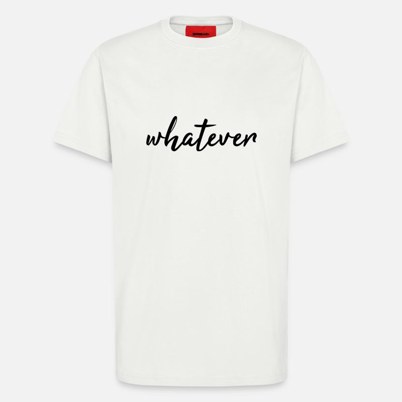 whatever - T-Shirt - made by SPREAD - OFF WHITE