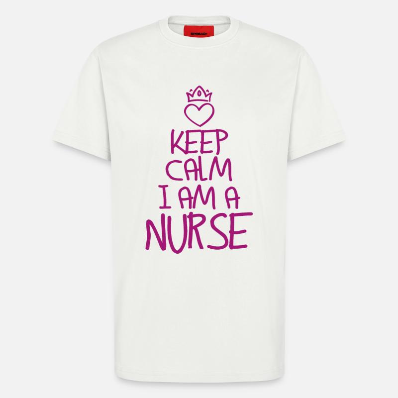 Keep Calm Krankenschwester - T-Shirt - made by SPREAD - OFF WHITE