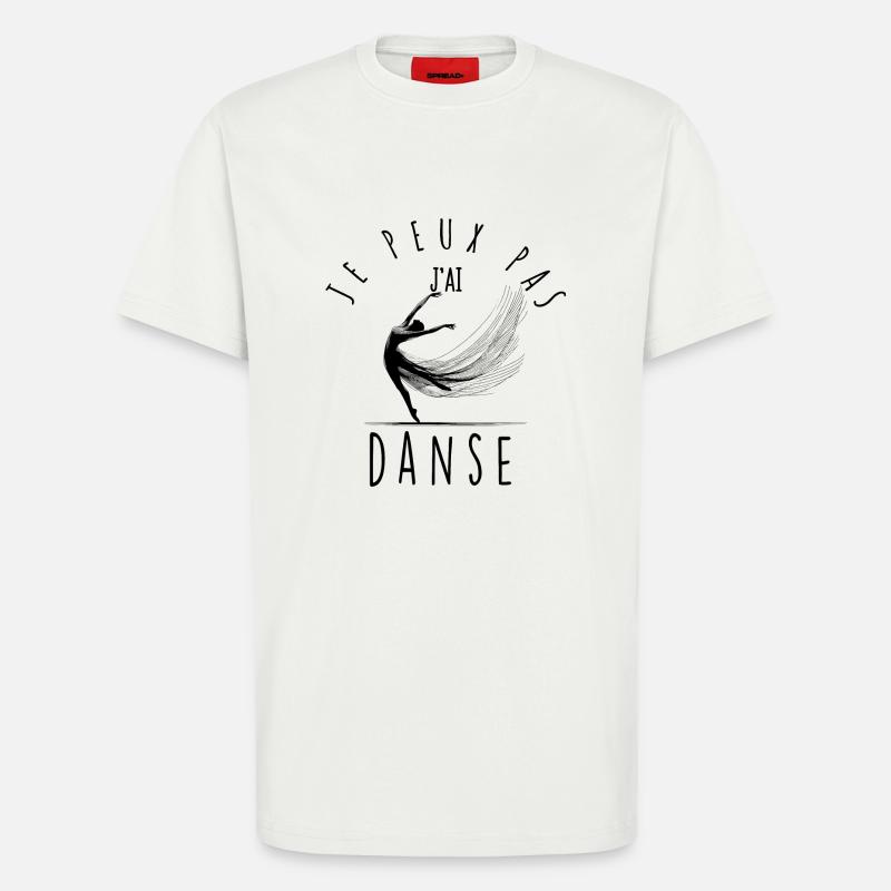 I can't, I danced. - T-Shirt - made by SPREAD - OFF WHITE