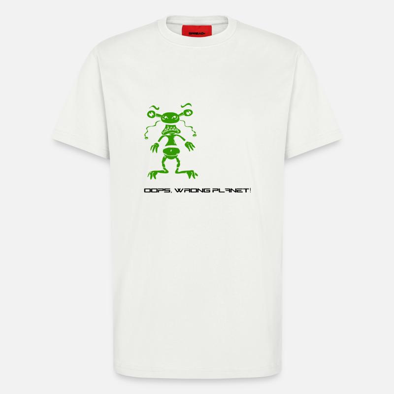 wrong_planet - T-Shirt - made by SPREAD - OFF WHITE
