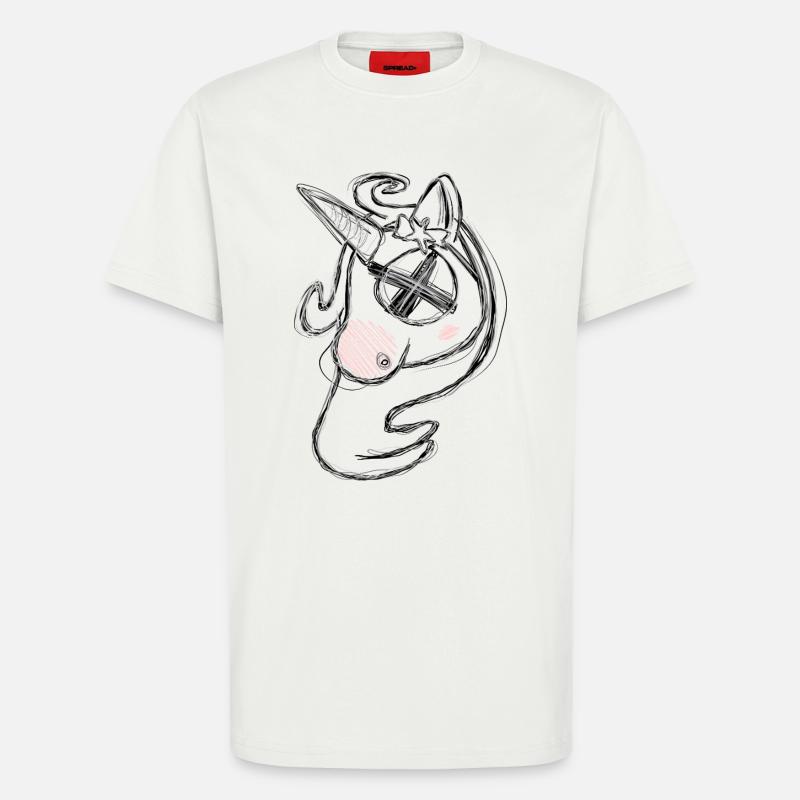 Dead Uni Grey - T-Shirt - made by SPREAD - OFF WHITE