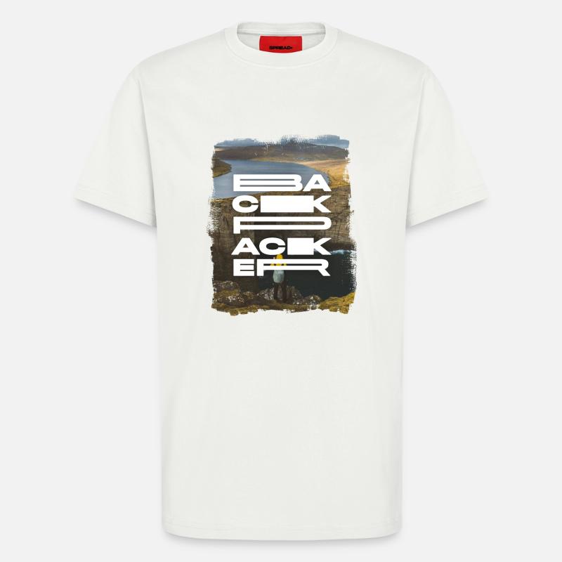Backpacker - T-Shirt - made by SPREAD - OFF WHITE