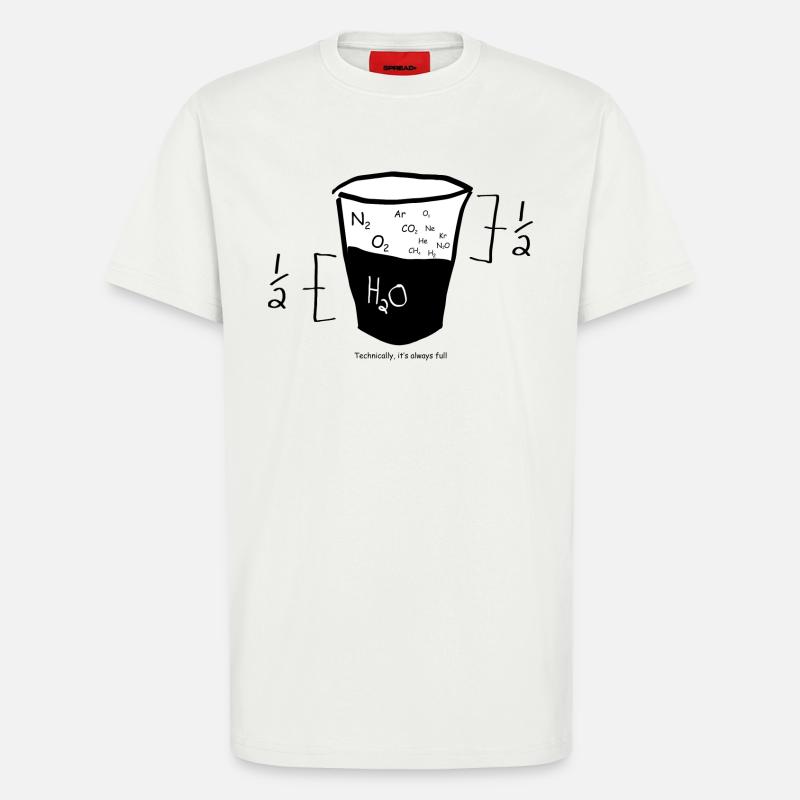 Nerd Math Grafik - T-Shirt - made by SPREAD - OFF WHITE