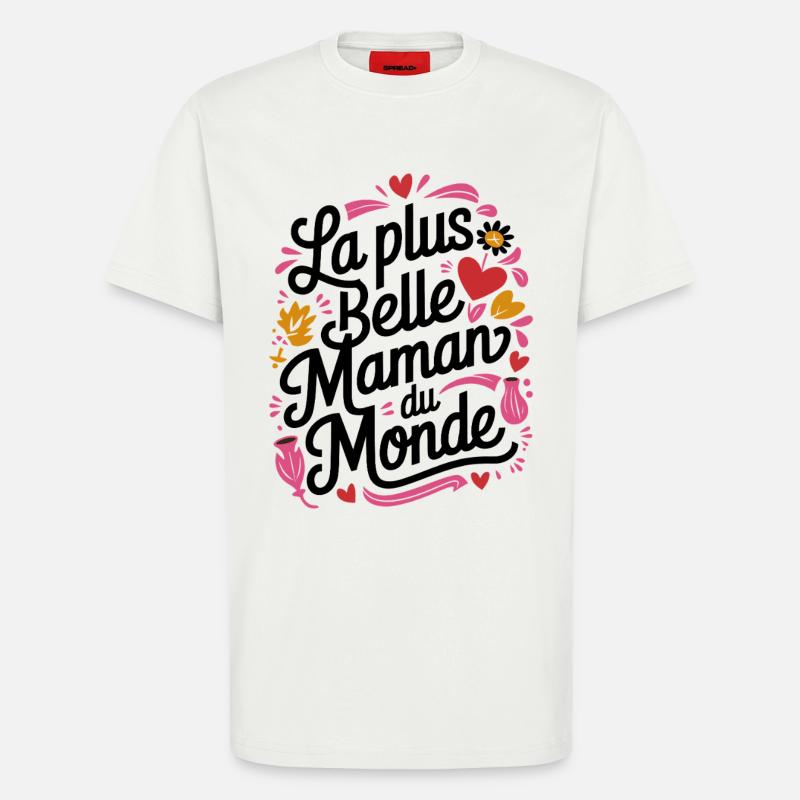 Die schönste Mama der Welt - T-Shirt - made by SPREAD - OFF WHITE